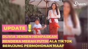 Olivia Jensen Hempaskan Bendera Merah Putih Berujung Maaf