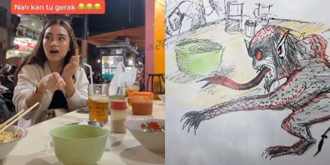 Ngeri! Video Mangkok Warung Gerak Sendiri, Saat Digambar Ada Sosok Mengejutkan