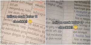 Bikin Melongo! Tulisan Tangan Anak Kelas 11 Ini Seperti Ketikan Komputer