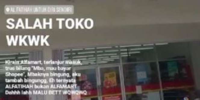 Nama Toko Ini Bikin Gagal Fokus, Sampai Orang Salah Masuk