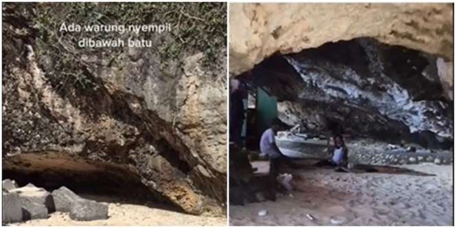 Warung Nyempil di Bawah Batu, Butuh Perjuangan Banget Buat Sekadar Jajan