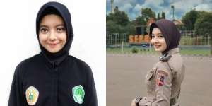 6 Potret Cantik Bripda Fatimah, Polwan yang Jago Pencak Silat