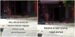 Tak Direstui Orangtua, Pria Ini Diguyur Seember Air saat Jemput Pacarnya