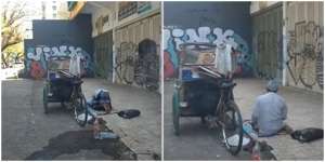 Viral Video Tukang Becak Sholat di Depan Ruko, Bikin Netizen Iri