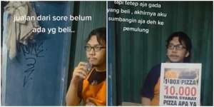 Sampai Larut Malam Tak Ada Pembeli, Penjual Pizza Bagikan Dagangan ke Pemulung