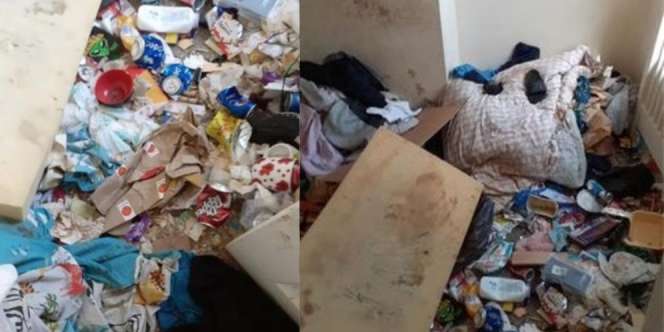 Penyewa dari 'Neraka', Tinggalkan Rumah Kontrakan Seperti Kapal Pecah