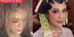 Viral Ritual Pengantin Blitar, Tidak Keramas Sampai Pakai Dupa