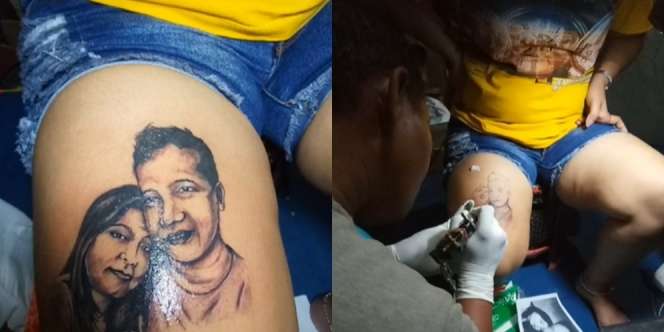 Wajah Pacar Ditato Mesra di Paha, Eh Ternyata Malah Putus