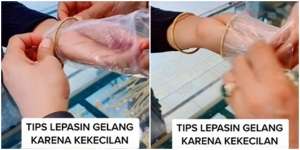 Lifehack Lepas Gelang yang Kekecilan Cuma Pakai Plastik, Berani Coba?