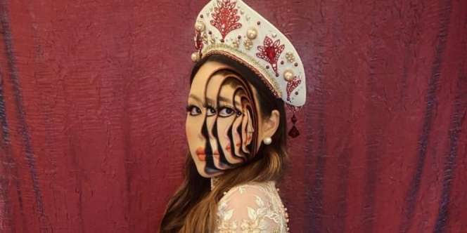Bergaya Makeup Surealis, Warganet Sulit Cari Mata Asli MUA Ini