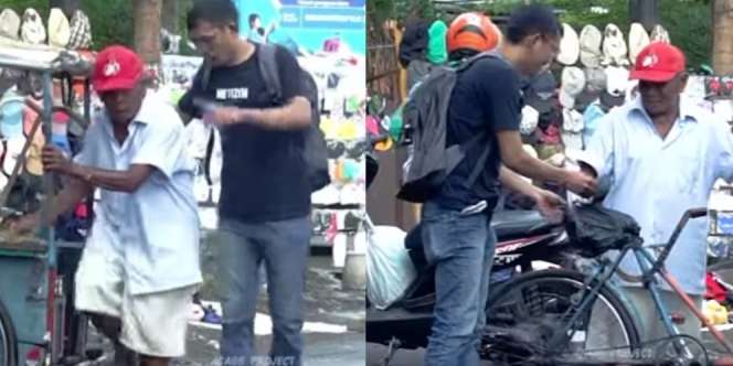 Ketulusan Kakek Tukang Becak, Mau Antar Meski Penumpang Ngaku Tak Punya Uang