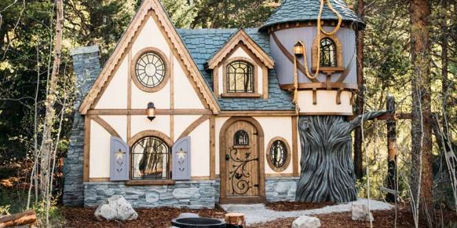 Serunya Desain Rumah Rapunzel, Serasa Tinggal di Negeri Dongeng