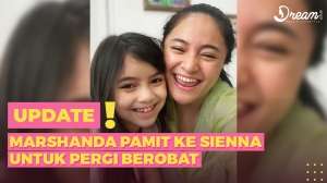 Momen Haru Marshanda Pamit ke Sienna untuk Pergi Berobat