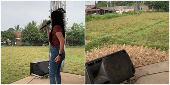 Konser Dangdut di Tengah Sawah: Penontonnya Gaib, Si Biduan Terus Nyanyi 