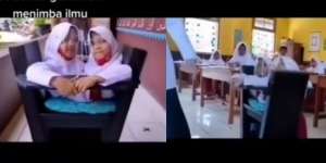Berhenti Mengeluh! Lihatlah Bocah Kembar Siam Ini Bersekolah Pakai Kursi Khusus