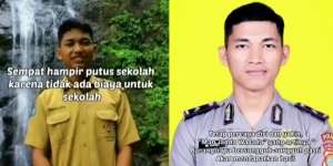 Balas Cibiran Takkan Sukses, Pemuda Sempat Putus Sekolah Gapai Mimpi Jadi Polisi