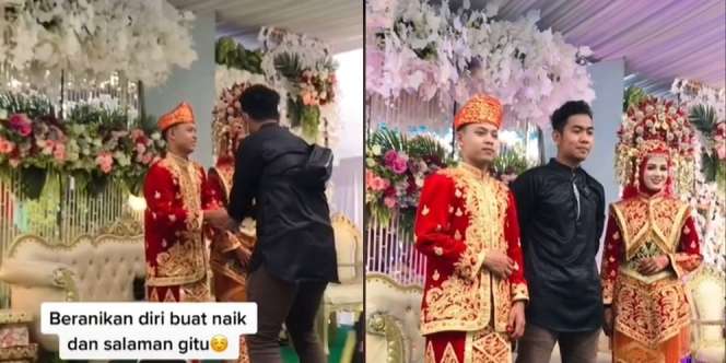 Mantan ke Nikahan Minta Foto di Tengah, Ekspresi Pengantin Laki-Laki Disorot
