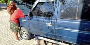 Seekor Kijang Nyelonong ke Bengkel Toyota di Cawang, Lagi Cari Saudara?