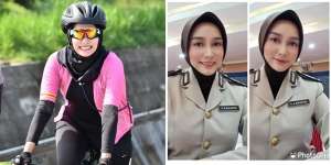 7 Potret Octaviani Istri Kapolres, Jadi Polwan & Jago Nyanyi