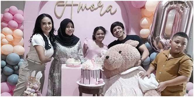 Momen Langka! Potret Kebersamaan Aurel Bersama Amora & Kellen