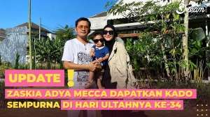 Zaskia Adya Mecca Dapatkan Kado Sempurna di Ultah ke-34