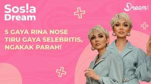 5 Gaya Rina Nose Tiru Gaya Selebritis, Ngakak Parah!