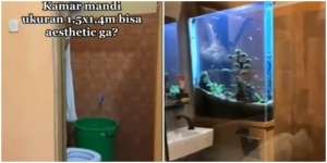 Kamar Mandi Sederhana Disulap Jadi Estetik Banget, Seperti Hotel Bintang Lima
