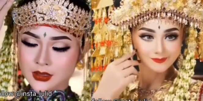 Video Viral Busana Pengantin Khas Indonesia, Saking Cantiknya Dikira Manekin