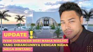 Desain Masjid yang Bangun Ivan Gunawan, Namanya Mega Bintang