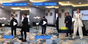 Ngaku Grogi, Menteri Erick Thohir Lega Dapat 4 Trik Joget TikTok dari Agnez Mo
