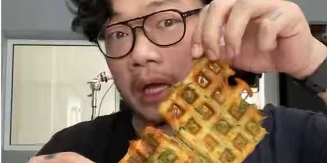 Waffle Bakwan ala Chef Willgoz Bikin Penasaran Warganet