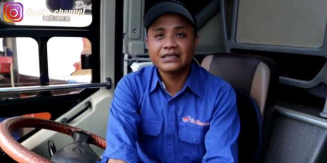Gaji Sopir Bus PO Haryanto Selalu Dipotong untuk Sedekah ke Anak Yatim