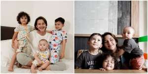 9 Potret Dahlia Poland Tanpa Makeup, Fokus Urus 3 Anak