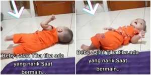 Bayi Lagi Tengkurap Sambil Mainan Tiba-tiba Keseret, Ditarik Makhluk Gaib?