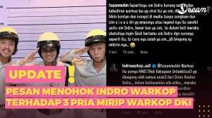 Pesan Menohok Indro Warkop untuk 3 Pria Viral Mirip Warkop DKI
