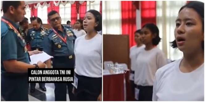 Keren, Gadis Peserta Tes TNI Ini Punya Kemampuan yang Bikin Kagum Banyak Orang