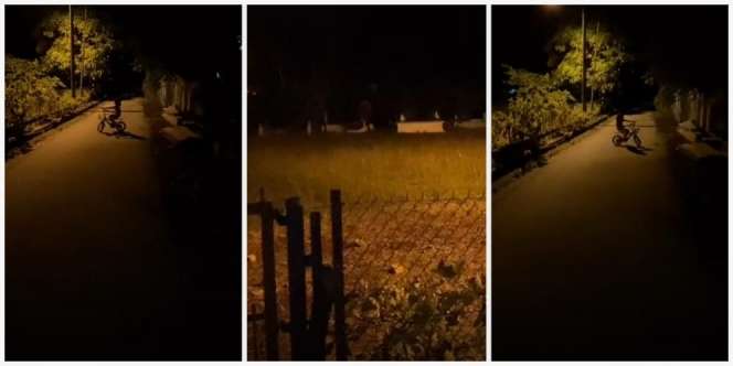 Wanita Tegur Anak Kecil Main Sepeda Pagi Buta di Samping Kuburan Tua, Ternyata..