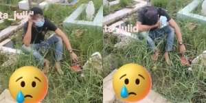 Keluar Bui Langsung Diajak ke Kuburan, Tangis Pria Pecah Tahu Ibu Telah Tiada