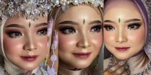 Tranformasi 3 Gaya Makeup Pada 1 Wajah Pengantin, Hasilnya Bikin Pangling