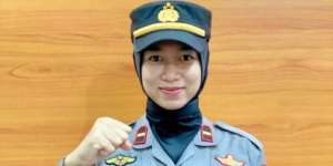Potret Ipda Nadya Ayu, Kapolsek Cantik Masih Berusia 23 Tahun