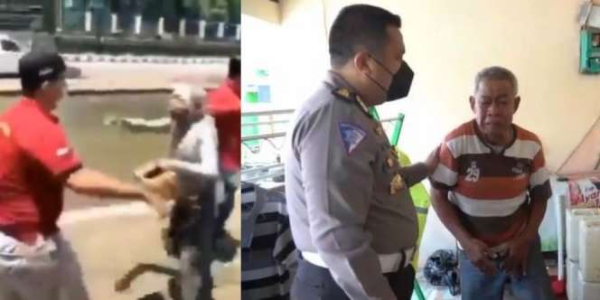 Kisah Pilu Pak Agus, Pensiunan Polisi Digaruk Satpol PP Saat Jadi Manusia Silver