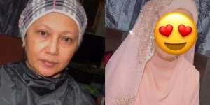 Transformasi Wajah Pengantin Berusia 60 tahun Usai Dimakeup Bikin Syok