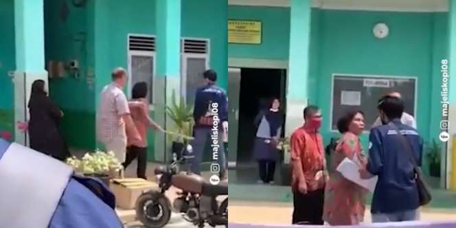 Seperti Emak-Emak, Oknum Dosen Pukuli Mahasiswa yang Demo Pakai Sapu
