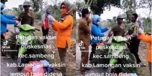Aksi Petugas Cegat Warga di Tengah Hutan untuk Disuntik Vaksin Jadi Sorotan