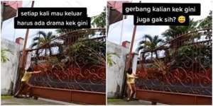 Wanita Ini Butuh Perjuangan Banget Buka Pagar Kos: Seberat Cobaan