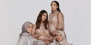 Pemotretan Baby Bump Artis Bumil Cantik, Perut Lesty Kejora Paling Disorot!