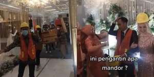 Viral Momen Anak Teknik Menikah, Aksi Kerabatnya Bikin Geger