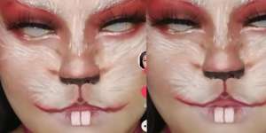 MUA Pamer Skill Merias, Ubah Wajah Jadi Mirip Kelinci