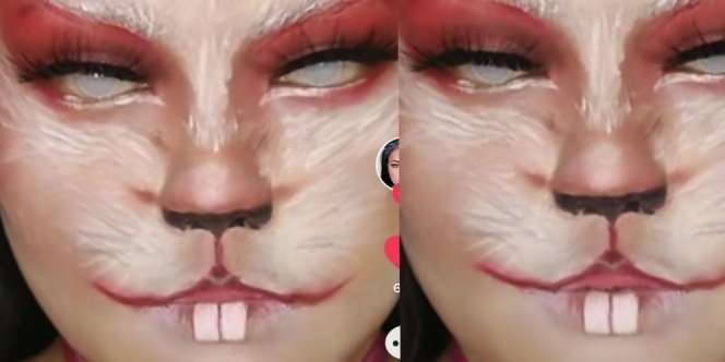 MUA Pamer Skill Merias, Ubah Wajah Jadi Mirip Kelinci