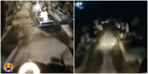 2 Pria Naik Motor Malam-malam Lewat Kuburan, Teman yang Dibonceng Takut Setengah Mati